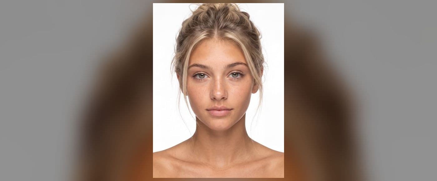 Portrait de l’égérie blonde Selfika dans un cadre éditorial